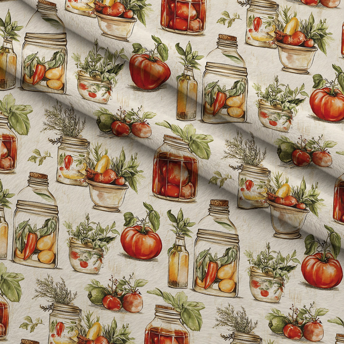 Rustic Pantry Pattern 2 Minky Fabric — plush minky folded close-up preview (mv-minky-v1:lying)