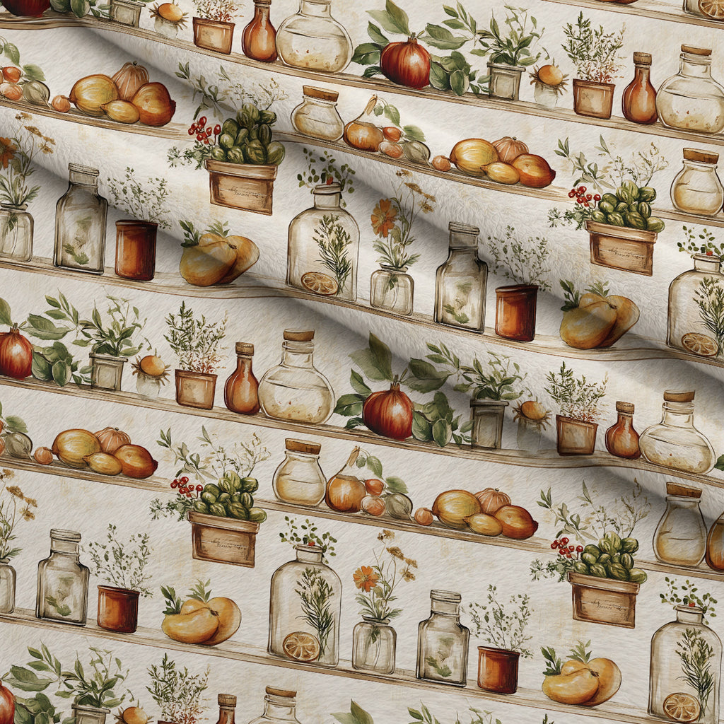 Rustic Pantry Pattern 3 Minky Fabric — plush minky folded close-up preview (mv-minky-v1:lying)