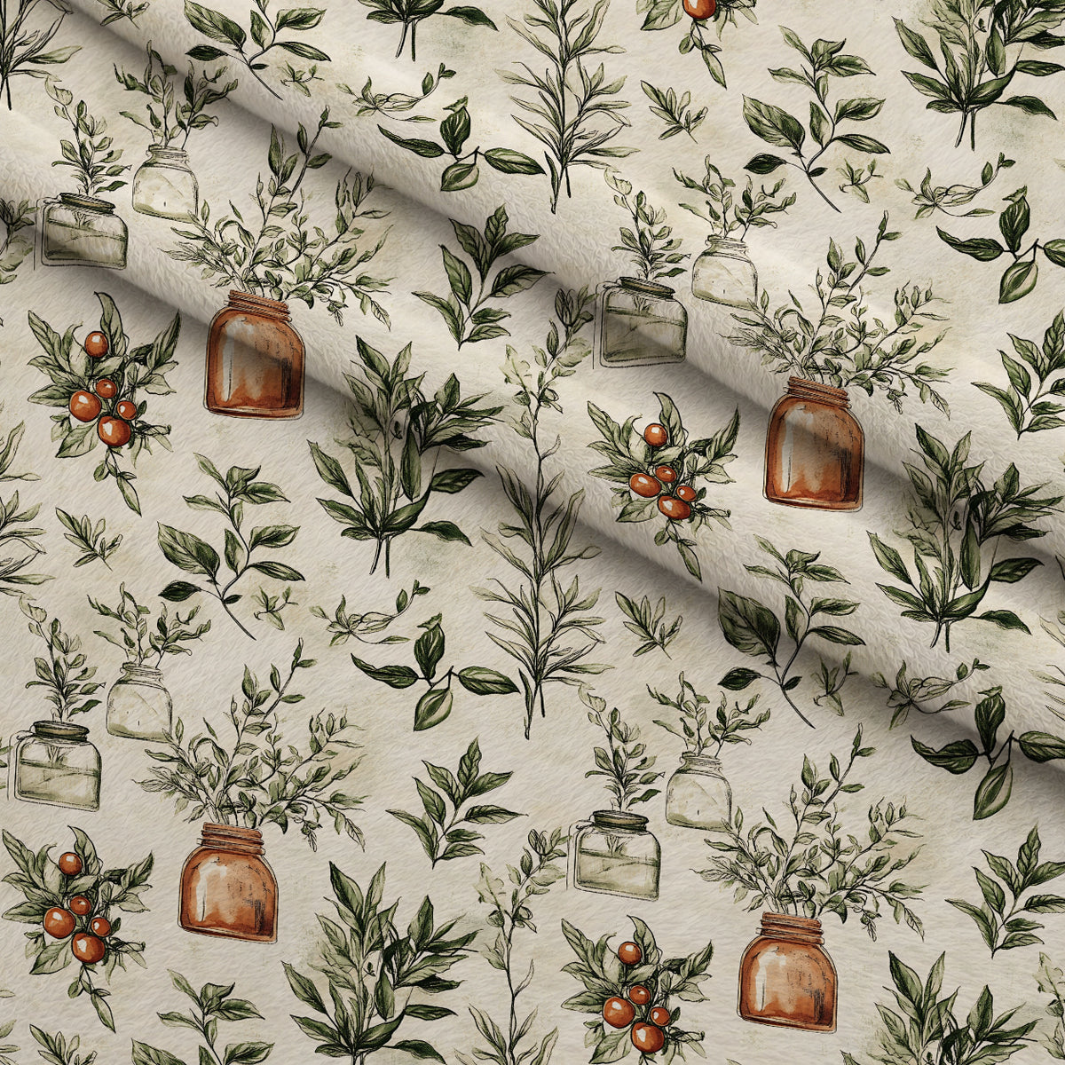 Rustic Pantry Pattern 9 Minky Fabric — plush minky folded close-up preview (mv-minky-v1:lying)