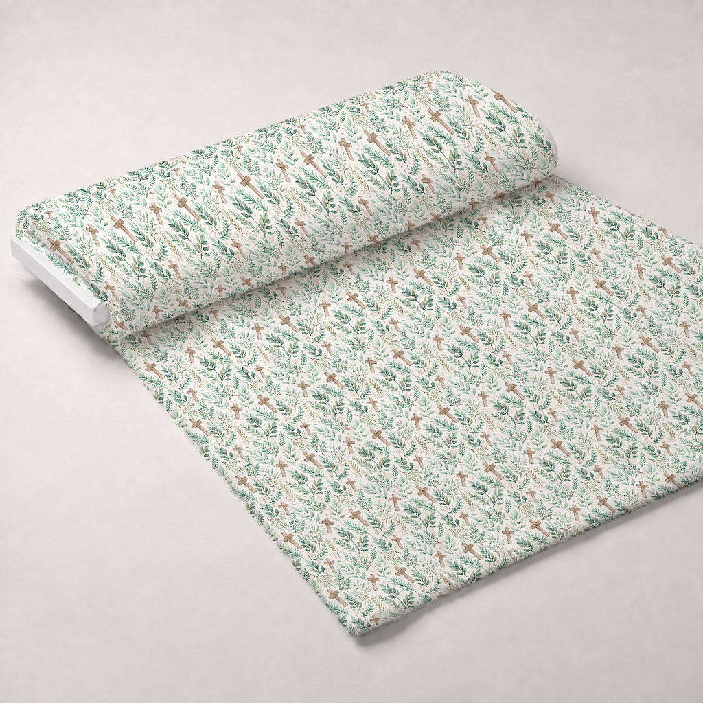 Sacred Meadow Pattern 4 Minky Fabric — plush minky unrolled bolt preview (mv-minky-v1:bolt)