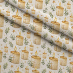 Sacred Meadow Pattern 9 Minky Fabric — plush minky folded close-up preview (mv-minky-v1:lying)