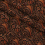 Saddle Blossom Pattern 15 Minky Fabric — plush minky folded close-up preview (mv-minky-v1:lying)