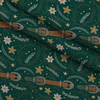 Saddle Song Garden Pattern 20 Minky Fabric — plush minky folded close-up preview (mv-minky-v1:lying)