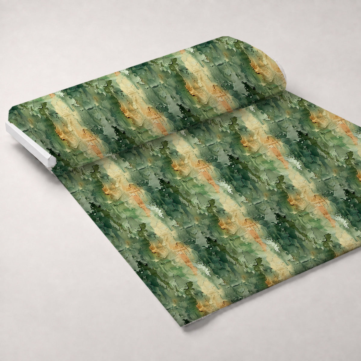 Sage Ink Wash Pattern 16 Minky Fabric — plush minky unrolled bolt preview (mv-minky-v1:bolt)