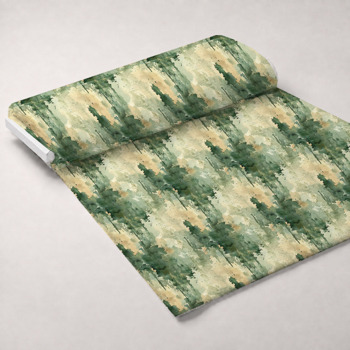 Sage Ink Wash Pattern 18 Minky Fabric — plush minky unrolled bolt preview (mv-minky-v1:bolt)