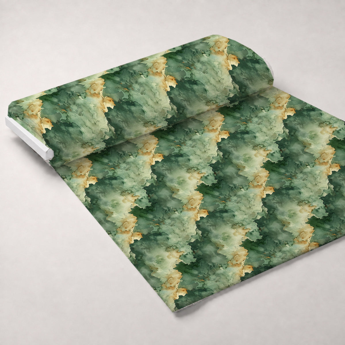 Sage Ink Wash Pattern 20 Minky Fabric — plush minky unrolled bolt preview (mv-minky-v1:bolt)