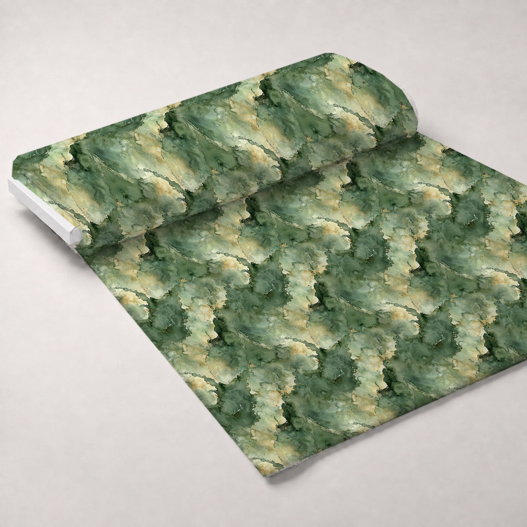 Sage Ink Wash Pattern 4 Minky Fabric — plush minky unrolled bolt preview (mv-minky-v1:bolt)