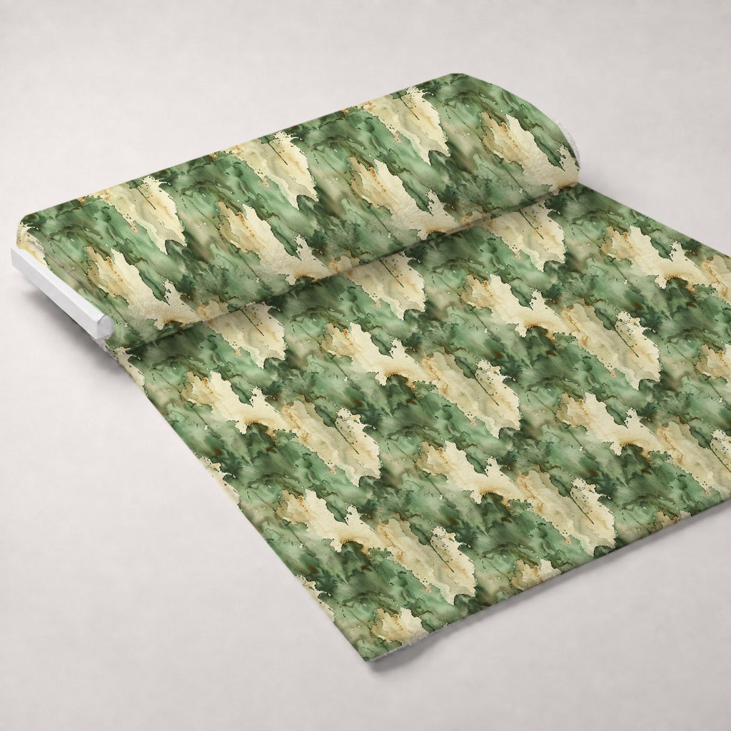 Sage Ink Wash Pattern 9 Minky Fabric — plush minky unrolled bolt preview (mv-minky-v1:bolt)