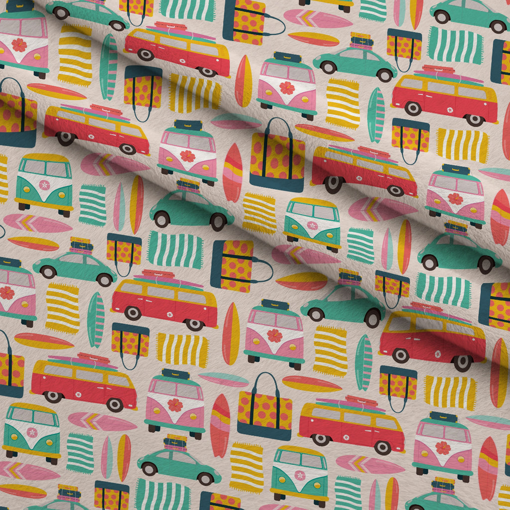 Sandy Shores Pattern 5 Minky Fabric — plush minky folded close-up preview (mv-minky-v1:lying)