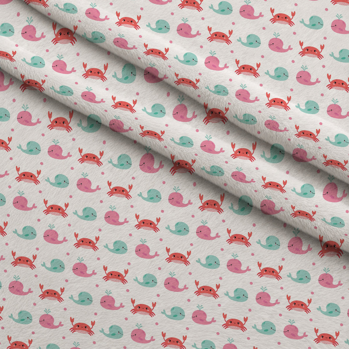 Sandy Shores Pattern 8 Minky Fabric — plush minky folded close-up preview (mv-minky-v1:lying)