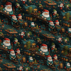 Santa's Workshop Pattern 12 Minky Fabric — plush minky folded close-up preview (mv-minky-v1:lying)