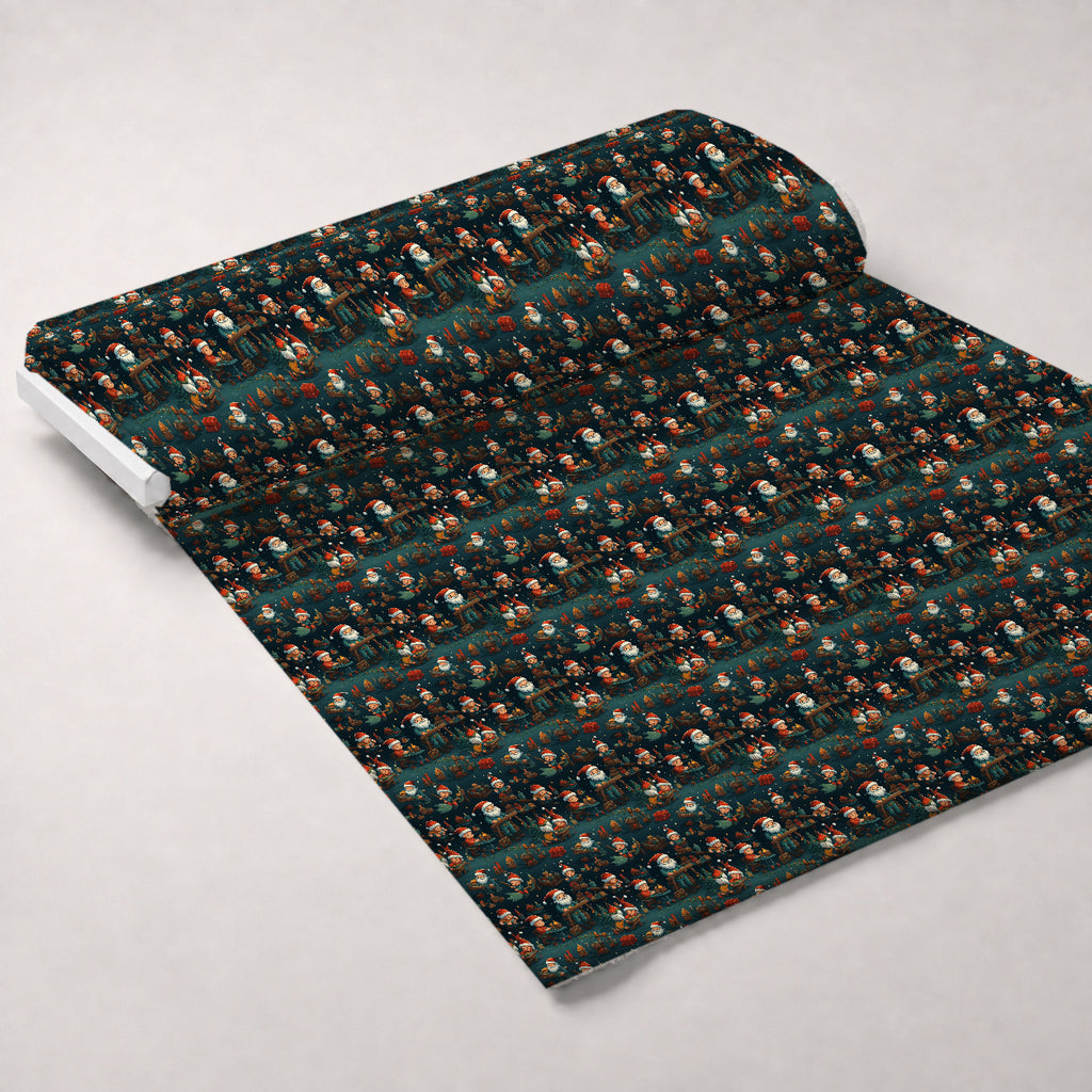 Santa's Workshop Pattern 24 Minky Fabric — plush minky unrolled bolt preview (mv-minky-v1:bolt)