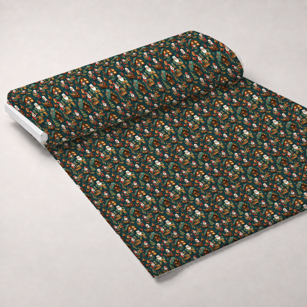 Santa's Workshop Pattern 26 Minky Fabric — plush minky unrolled bolt preview (mv-minky-v1:bolt)