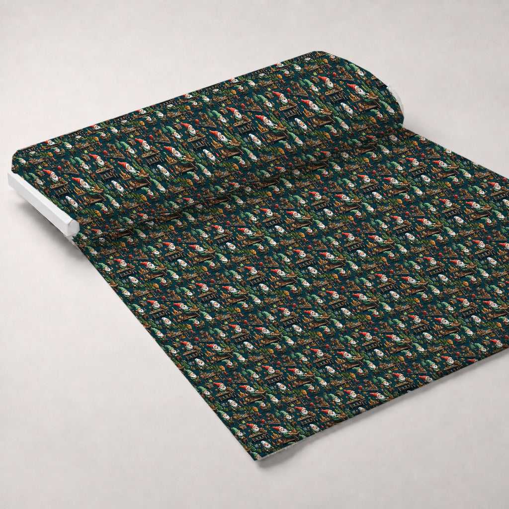 Santa's Workshop Pattern 28 Minky Fabric — plush minky unrolled bolt preview (mv-minky-v1:bolt)