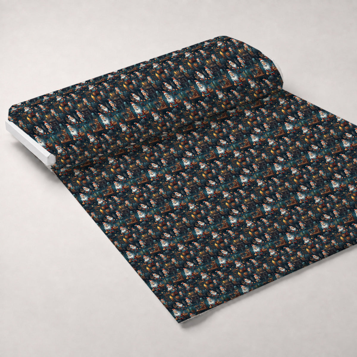 Santa's Workshop Pattern 5 Minky Fabric — plush minky unrolled bolt preview (mv-minky-v1:bolt)