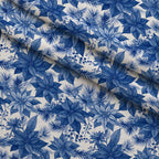 Sapphire Snowfall Pattern 20 Minky Fabric — plush minky folded close-up preview (mv-minky-v1:lying)
