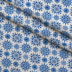 Sapphire Snowfall Pattern 29 Minky Fabric — plush minky folded close-up preview (mv-minky-v1:lying)