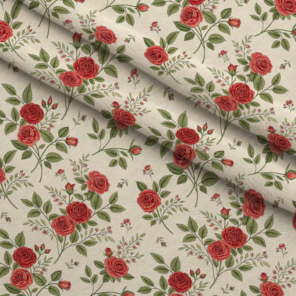 Scarlet Hive Pattern 12 Minky Fabric — plush minky folded close-up preview (mv-minky-v1:lying)