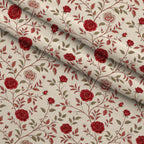 Scarlet Hive Pattern 14 Minky Fabric — plush minky folded close-up preview (mv-minky-v1:lying)