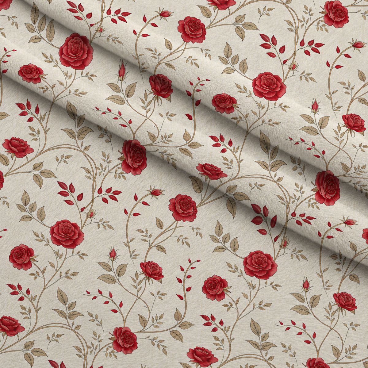 Scarlet Hive Pattern 22 Minky Fabric — plush minky folded close-up preview (mv-minky-v1:lying)