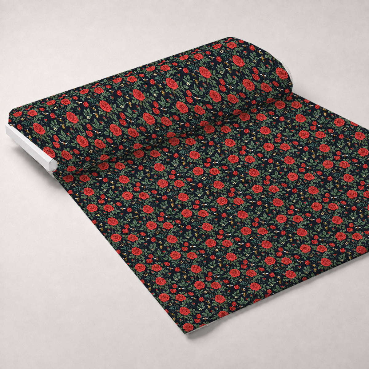 Scarlet Hive Pattern 3 Minky Fabric — plush minky unrolled bolt preview (mv-minky-v1:bolt)