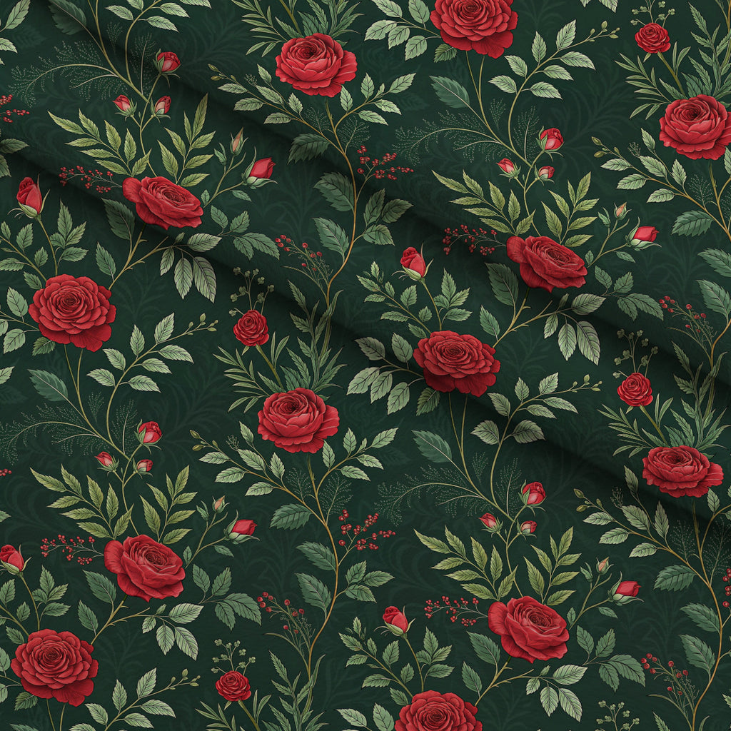 Scarlet Hive Pattern 4 Minky Fabric — plush minky folded close-up preview (mv-minky-v1:lying)
