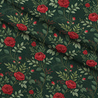 Scarlet Hive Pattern 4 Minky Fabric — plush minky folded close-up preview (mv-minky-v1:lying)