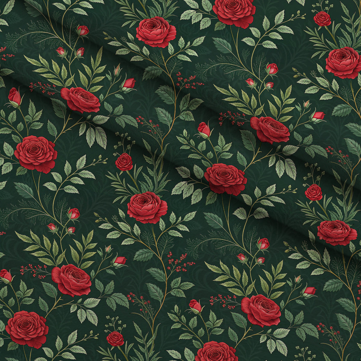 Scarlet Hive Pattern 4 Minky Fabric — plush minky folded close-up preview (mv-minky-v1:lying)