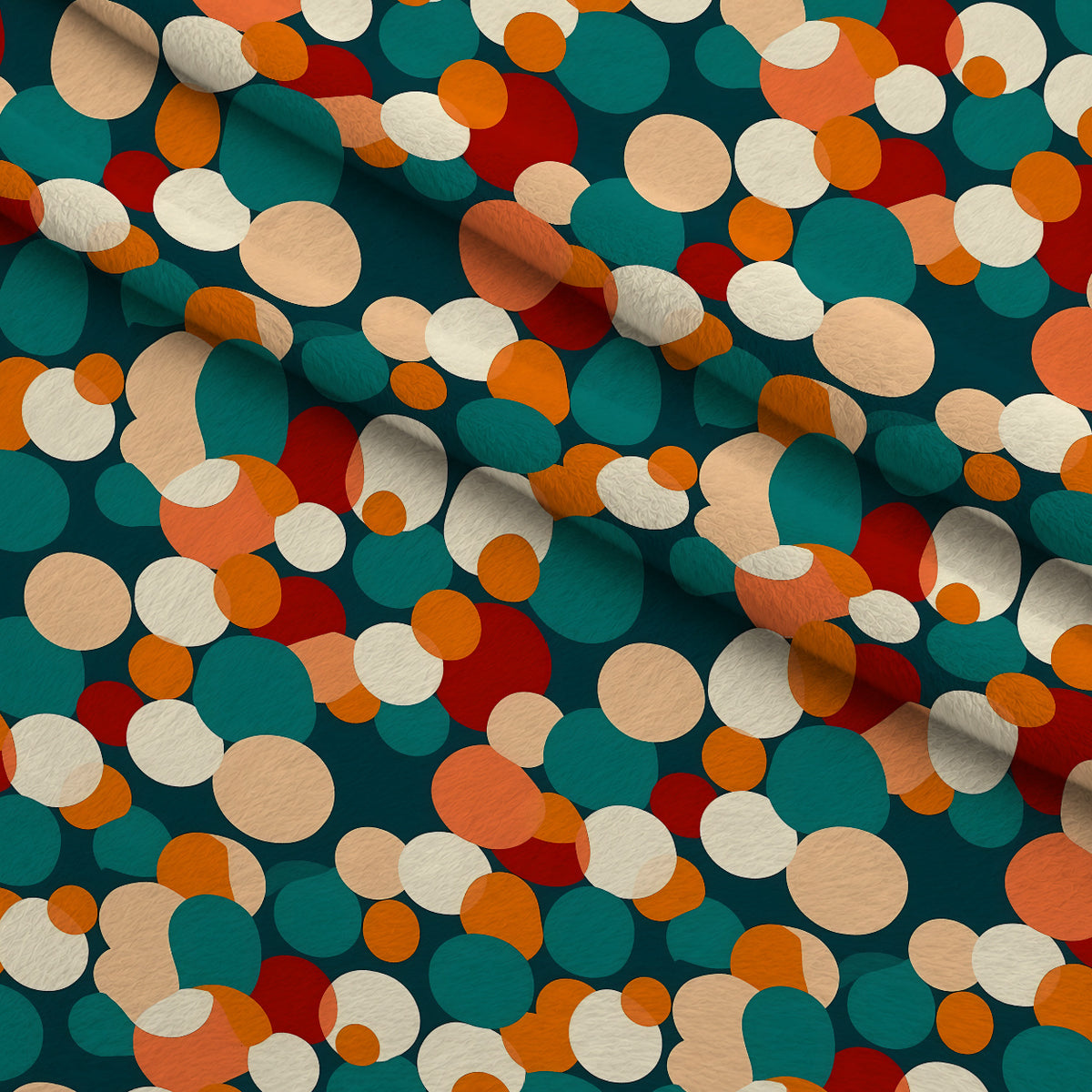Sculptural Sunroom Pattern 10 Minky Fabric — plush minky folded close-up preview (mv-minky-v1:lying)