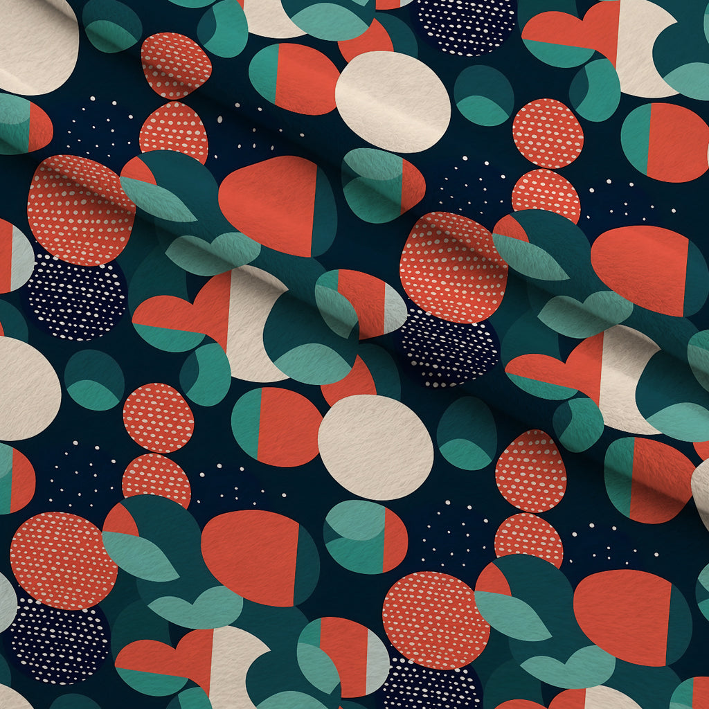 Sculptural Sunroom Pattern 13 Minky Fabric — plush minky folded close-up preview (mv-minky-v1:lying)