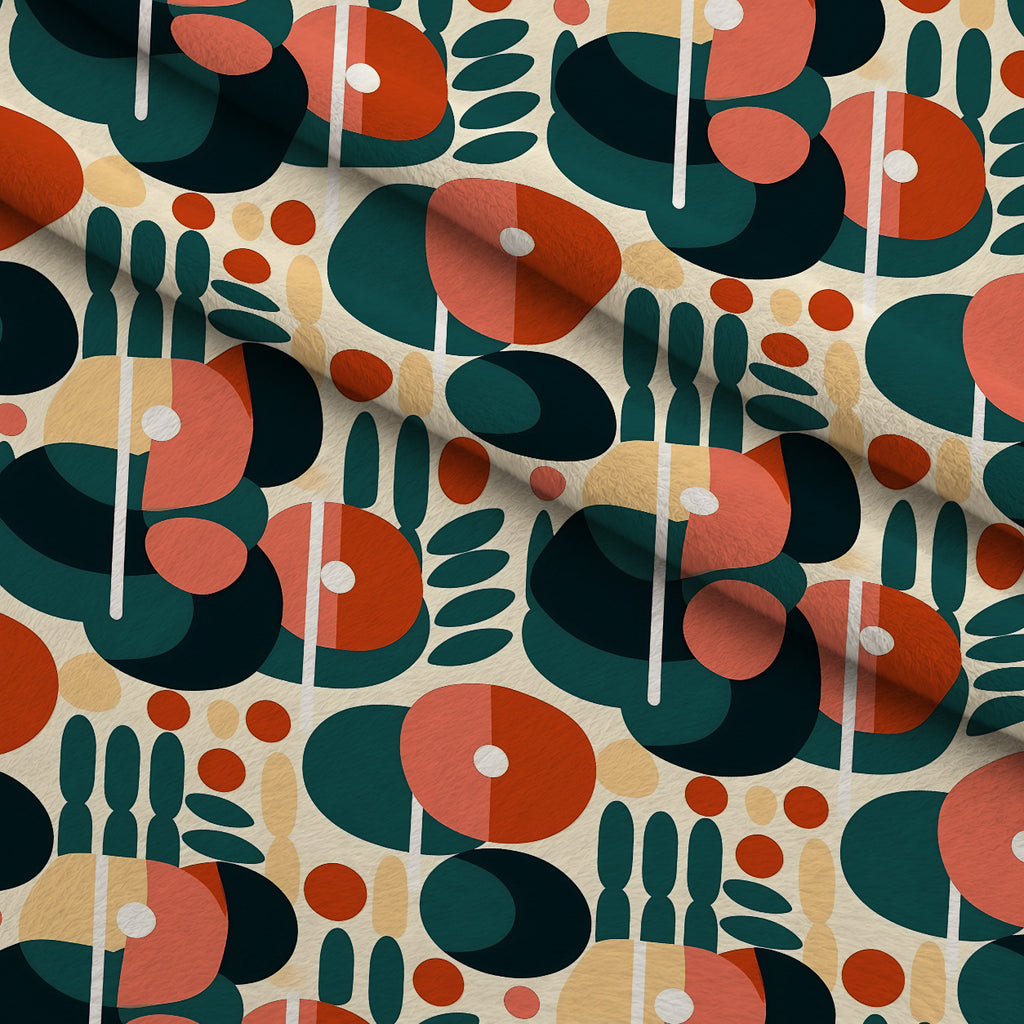 Sculptural Sunroom Pattern 14 Minky Fabric — plush minky folded close-up preview (mv-minky-v1:lying)