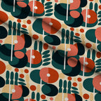 Sculptural Sunroom Pattern 14 Minky Fabric — plush minky folded close-up preview (mv-minky-v1:lying)