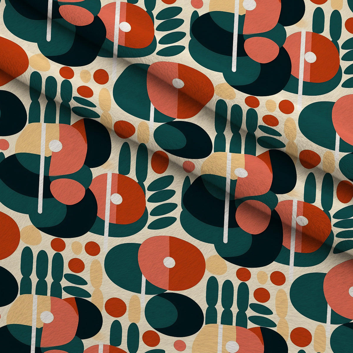 Sculptural Sunroom Pattern 14 Minky Fabric — plush minky folded close-up preview (mv-minky-v1:lying)