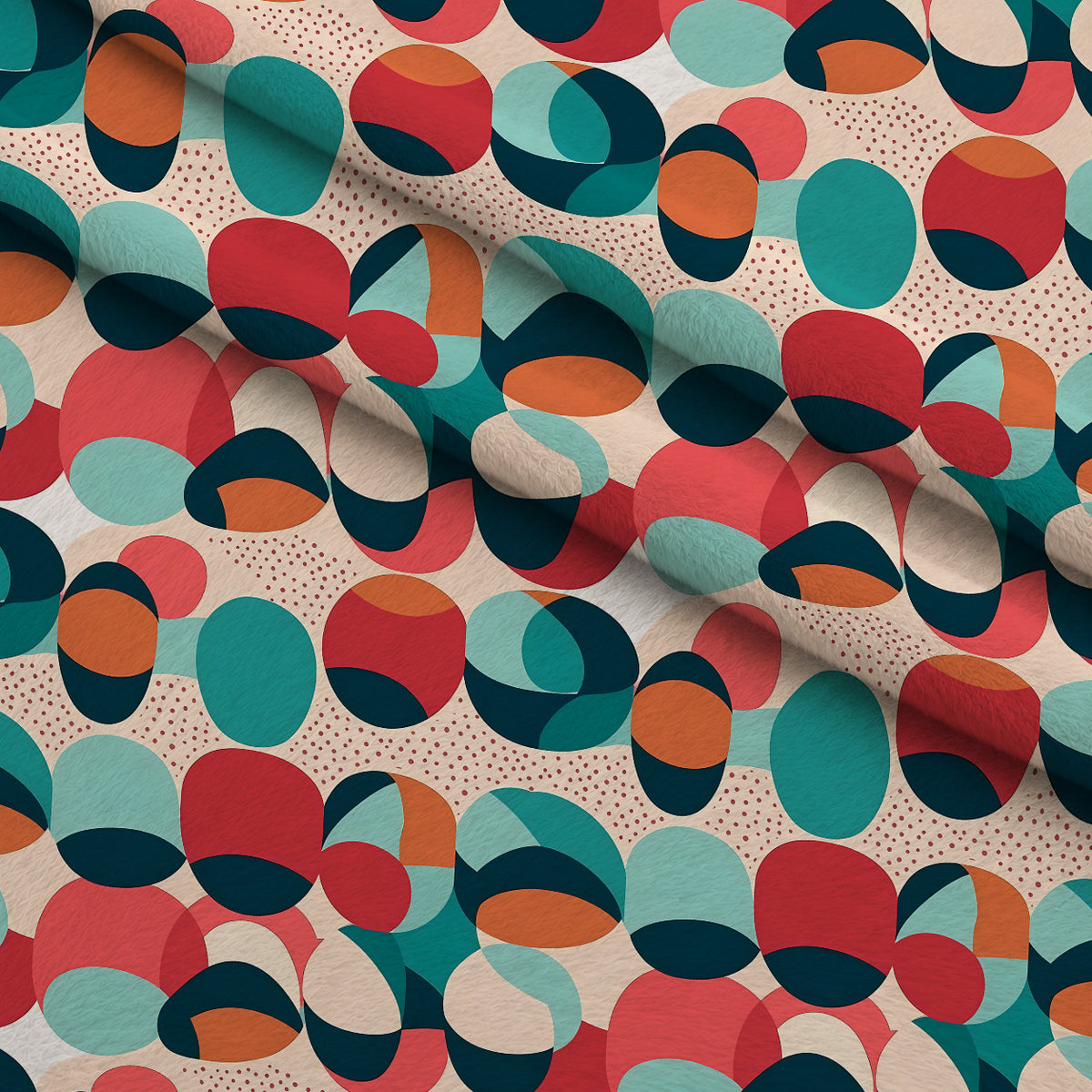 Sculptural Sunroom Pattern 17 Minky Fabric — plush minky folded close-up preview (mv-minky-v1:lying)