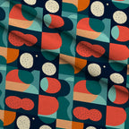 Sculptural Sunroom Pattern 18 Minky Fabric — plush minky folded close-up preview (mv-minky-v1:lying)