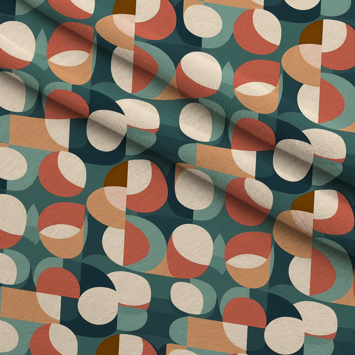 Sculptural Sunroom Pattern 19 Minky Fabric — plush minky folded close-up preview (mv-minky-v1:lying)