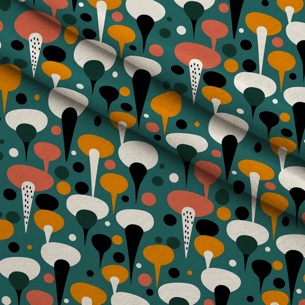 Sculptural Sunroom Pattern 4 Minky Fabric — plush minky folded close-up preview (mv-minky-v1:lying)
