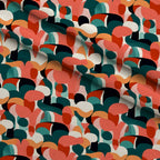 Sculptural Sunroom Pattern 5 Minky Fabric — plush minky folded close-up preview (mv-minky-v1:lying)