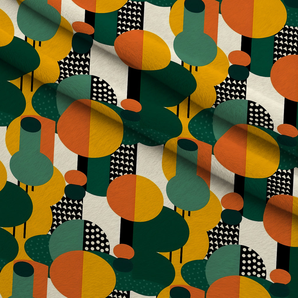 Sculptural Sunroom Pattern 6 Minky Fabric — plush minky folded close-up preview (mv-minky-v1:lying)