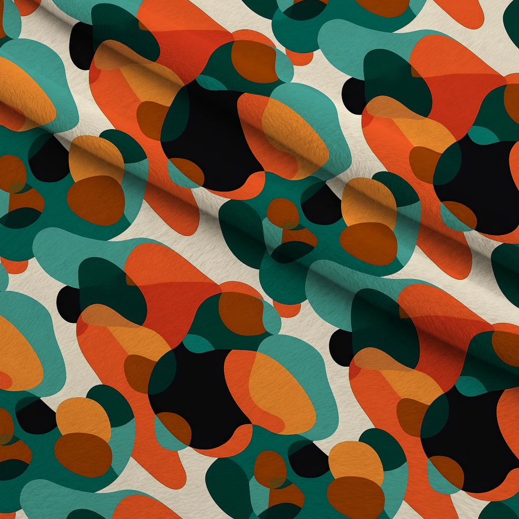 Sculptural Sunroom Pattern 7 Minky Fabric — plush minky folded close-up preview (mv-minky-v1:lying)