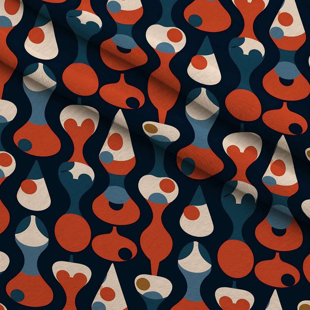 Sculptural Sunroom Pattern 9 Minky Fabric — plush minky folded close-up preview (mv-minky-v1:lying)