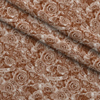 Sepia Blooms Pattern 11 Minky Fabric — plush minky folded close-up preview (mv-minky-v1:lying)