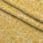 Sepia Blooms Pattern 14 Minky Fabric — plush minky folded close-up preview (mv-minky-v1:lying)