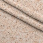 Sepia Blooms Pattern 16 Minky Fabric — plush minky folded close-up preview (mv-minky-v1:lying)