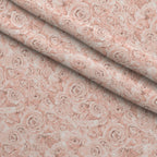 Sepia Blooms Pattern 25 Minky Fabric — plush minky folded close-up preview (mv-minky-v1:lying)