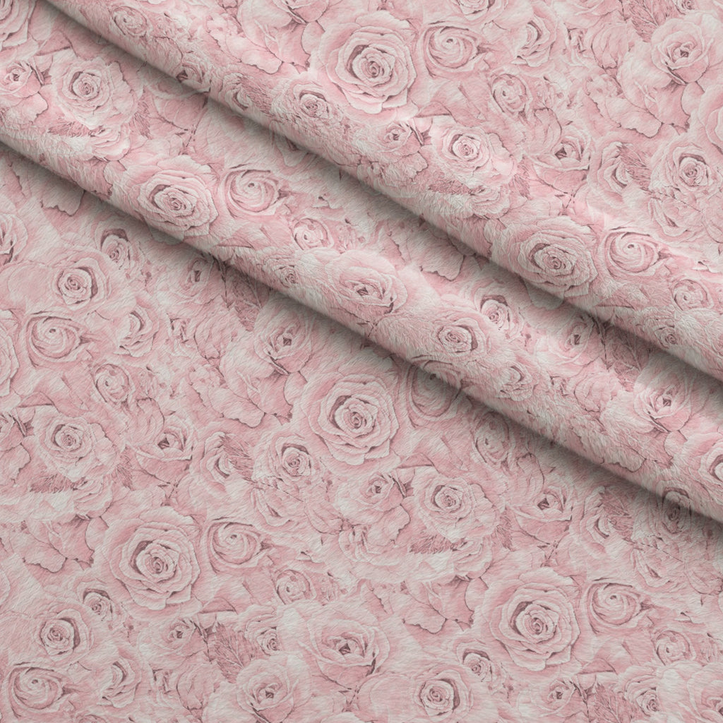 Sepia Blooms Pattern 26 Minky Fabric — plush minky folded close-up preview (mv-minky-v1:lying)