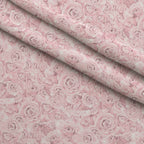 Sepia Blooms Pattern 26 Minky Fabric — plush minky folded close-up preview (mv-minky-v1:lying)