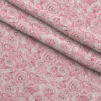Sepia Blooms Pattern 27 Minky Fabric — plush minky folded close-up preview (mv-minky-v1:lying)