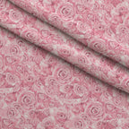 Sepia Blooms Pattern 28 Minky Fabric — plush minky folded close-up preview (mv-minky-v1:lying)