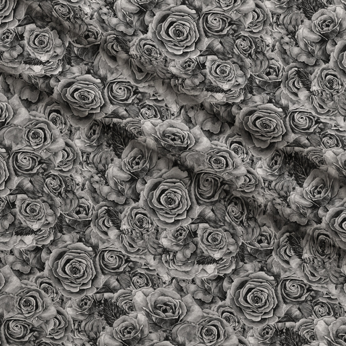 Sepia Blooms Pattern 82 Minky Fabric — plush minky folded close-up preview (mv-minky-v1:lying)